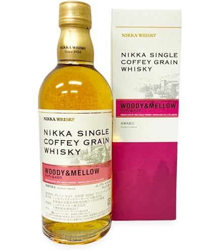 NIKKA フロムザバレル、シングルカフェグレーン　ウッディ&メロウ　2本セット Amazon.co.jp: ニッカ シングルカフェグレーン ウッディ＆メロウ