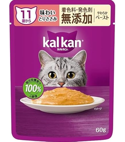 Amazon.co.jp: カルカン パウチ ペースト 11歳から 60g×120袋