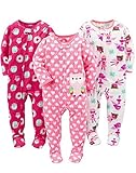 (Superhero/Donut/Owl)(baby)(12months)Simple Joys by Carter's Girls' 3-Pack Flame Resistant Fleece Fo