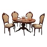 ヴェローナ クラシック ダイニング5点セット (テーブル幅135cm+チェア4脚) [■] 組立設置付き