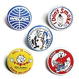 モーターアドバタイジング ＆キャラクター缶バッチ アソート5個Set C