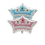 Mcolour balloon Baby Cartoon Toy Royal Crown Balloons,A New Little Princess/Prince by Mcolour Balloo