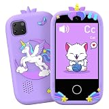 Vbestlife 2.8インチのタッチスクリーンキッズ電話、32GBメモリキッズゲームカメラ付きスマートフォンMP3/MP4学習とエンターテイメントのためのプレーヤー (PURPLE)