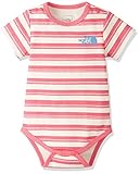 (ザ・ノース・フェイス)THE NORTH FACE ショートスリーブスムースコットンロンパース NTB31711 PP ピンクペイントプリント 80