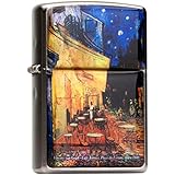 螺鈿細工 ゴッホの「夜のカフェテラス」 オシャレなライター ZIPPO(ジッポー)オイルライター フリントライター ハンドメイド