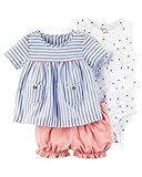 カーターズ Carter's ボディスーツ ロンパース ＆ オムツカバー 3点セット 3-Piece Bodysuit & Diaper Cover Set 18M (78-83cm) [並行輸入品]