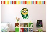 Large Minionグリーンランタンステッカー壁デカール子供部屋18 " x20 "