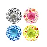 プラスチックPrinted sink strainerバスケット、4のパック