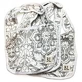 Bambino Land Bibs 3パック – フローラルダークグレー