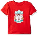 国際サッカーキッズ&子供用Boysチームロゴ半袖Tee レッド