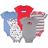 Luvable Friends SHIRT ユニセックス・ベビー US サイズ: 4L カラー: レッド