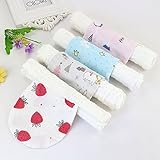 Setaria Viridis 　綿 100% ベビー 汗取りパッド 6層ガッゼ　赤ちゃん インナー　吸水速乾四枚セット (S)