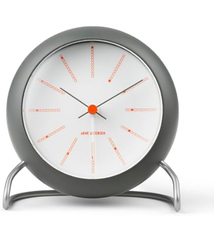 Amazon.co.jp: ARNE JACOBSEN 置き時計 目覚まし時計 11cm 北欧