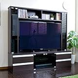 テレビ台 ハイタイプ 壁面家具 リビング壁面収納 50インチ対応 TV台 テレビラック ゲート型AVボード 150cm幅 TCP363-DBR J-Supply
