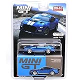 MINI GT 1:64スケール MiJo 限定 - シェルビーGT500 ドラゴンスネーク・コンセプト(パフォーマンス・ブルー)