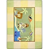 Joy Carpets Kid Essentials Active Play & Juvenile Lil' Explorer Rug Multicolored 5'4 x 7'8 [並行輸入品]