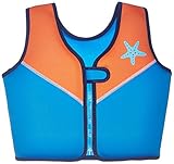 スイミング用ジャケット 青/オレンジ 4-5才