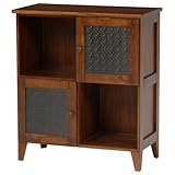 【WOOD PRODUCTS】キャビネット ブラウンMCC-6880BR/ホワイトMCC-6880WH　【送料無料】（収納家具、キャビネット)