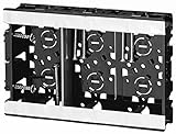 未来工業 アルミ箔付浅形スライドボックス 3ヶ用セパレータ付・深さ28mm 1個 SBS-3W