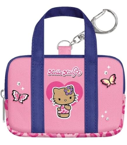 Amazon.co.jp: ハローキティ スライドガラケーキーホルダー ヒョウ
