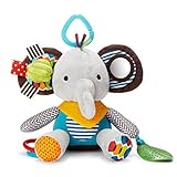 KRY 子供のおもちゃ かわいい ぬいぐるみ 赤ちゃん 音が鳴る 0歳から 知育玩具 (Elephant)