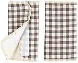 ルーナエッセオーガニックベルトカバーチェック フリー ブラウン オーガニック先染め 141-3967