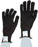 Ansell PolarBear Supreme 74-401 Stainless Steel/Fiber Glove, Cut Resistant, Knit Wrist Cuff, Large, 