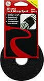 GE 10375 Cable Ties with Hook and Loop Spool, 15-Feet, Black [並行輸入品]