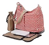 OiOi Hobo Diaper Bag, Red/White by OiOi [並行輸入品]