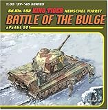 プラッツ ドラゴン 1/35 WW2 ドイツ キングタイガー ヘンシェル砲塔 第501重戦車大隊 バルジの戦い マジックトラック/アルミ砲身/3Dプリントマズルブレーキ/金属製砲弾/降下猟兵フィギュア8体付属 豪華仕様 プラモデル DR6254SP (戦車)