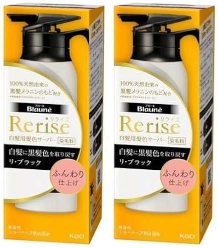 Rerise 白髪用髪色サーバー 4本セット リライズ 花王 白髪用髪色サーバー ふんわり仕上げ 本体 155g リ