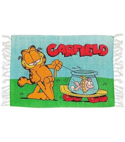 ガーフィールド　4つ足 Amazon | 【Cotton Mat】 アメリカンスタイル GARFIELD