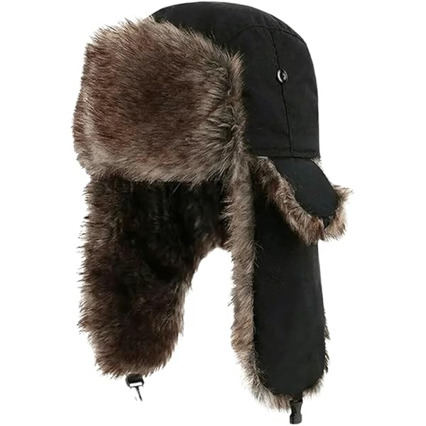 Amazon | フライトキャップ パイロットキャップ ロシア帽 耳あて