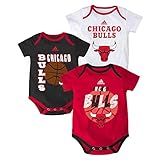 NBA新生児3点Spreadボディスーツセット レッド