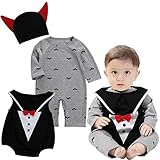 Burning Go 3点セット ハロウィン 衣装 子供 デビル 悪魔 ベビー パンプキンコスチューム 女の子 男の子 子供用 仮装 ダンス衣装 赤ちゃん 着ぐるみ 子供用 キッズ クリスマス ハロウ