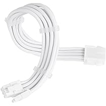 Amazon | Silver Stone 電源用 PCIe 8pin スリーブケーブル 柔軟度強化 