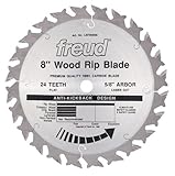 Freud LM72M008 8-Inch 24 Tooth FTG Ripping Saw Blade with 5/8-Inch Arbor [並行輸入品]