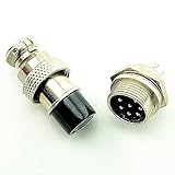 航空プラグGX16-7 7pin 16mmの男性と雌のパネル金属コネクタ