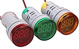 Yeeco LED表示デジタルミニ電圧計AC 80 – 500 V電圧メーターゲージテスターボルトモニタライトパネル B1800040