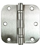 住宅用ボール軸受ヒンジ、3.5 " X 3.5 " 5 / 8 "半径inサテンニッケル – 2パック