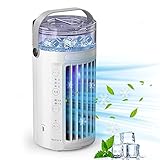 2021最新版 冷風機 冷風扇 卓上 UVライト除菌 卓上冷風機 冷風モード/送風モード スポットクーラー 卓上冷風扇 3段階風量調節 小型