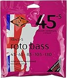 ROTOSOUND ロトサウンド 2パック入り 5弦 ベース弦 Nickel on Steel Roundwound/Standard (.045-.130) RB45-5