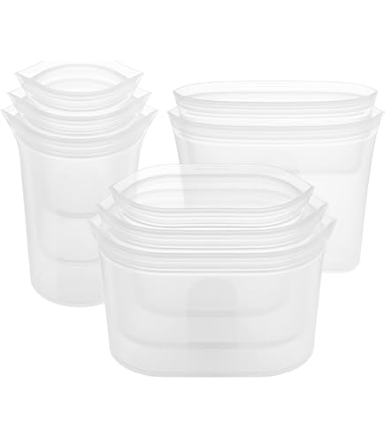 Amazon｜Zip Top (ジップトップ) 繰り返し使える食品保存袋 8点フル