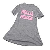 (プタス)Putars ベビー服 子供服 女の子 ワンピース ドレス ニット 五分袖 HELLO PRINCESS 可愛い オシャレ 通園 発表会 旅行 記念日 プレゼント 18ヶ月-4歳