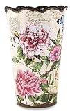 Michel Design Works Decorative Flower Tin, Large, Peony [並行輸入品]