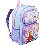 Disney Frozen Deluxe Standard 16 Inch Front Pocket Backpack [並行輸入品]