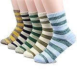 ＮiBao 子供用純綿靴下 ソックス スニーカーソックス 5足 セット 男の子 女の子 シンプル カラー 柔らかい靴下