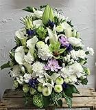 日時指定便利用可能 ♦♦お供え・お悔み生花アレンジメント(WL) 　♦♦ 日時指定便・マケプレお急ぎ便は「通常配送と同料金」でご利用いただけます。★★ お盆 お彼岸 年忌法要 命日 葬儀 など 供花に