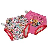 アンパンマン 2枚組 3重層 トイレ トレーニングパンツANPANMAN 90cm ピンク