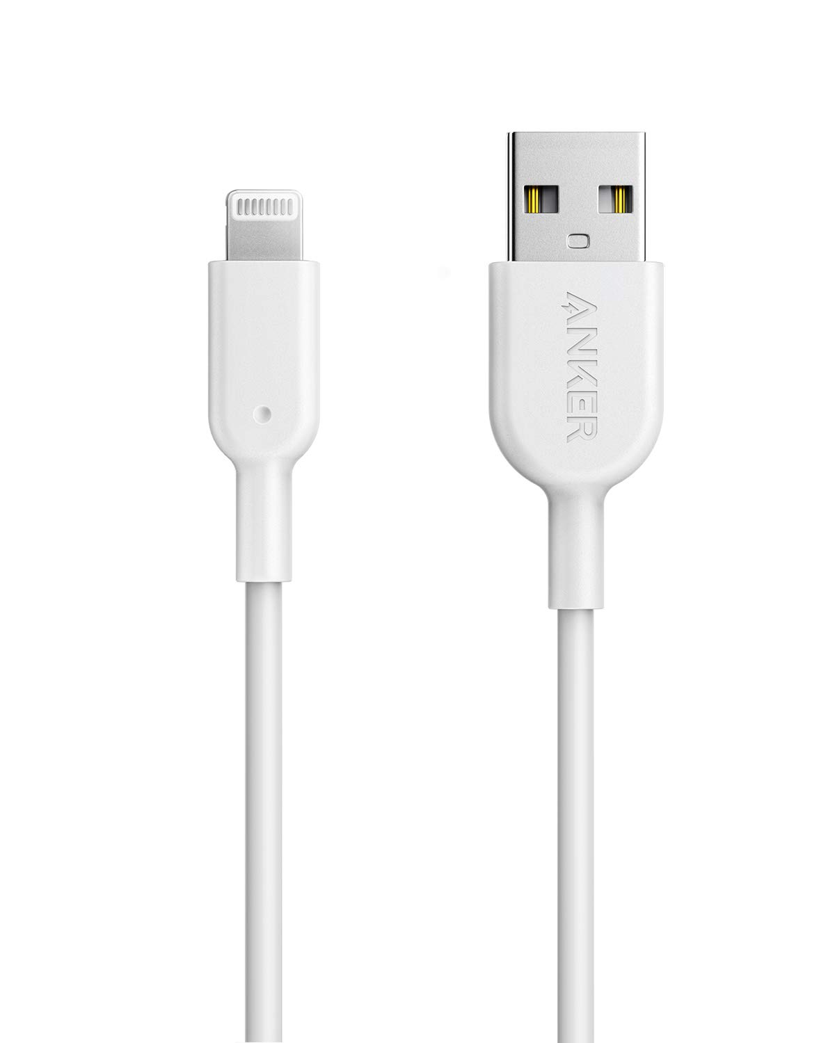 Anker iPhone充電ケーブル PowerLine II ライトニングケーブル MFi認証 超高耐久 iPhone 14 / 14 Pro Max / 14 Plus / 13 / 13 Pro / 12 / 11 / X/XS/XR / 8 Plus 各種対応 (0.9m ホワイト) - 1